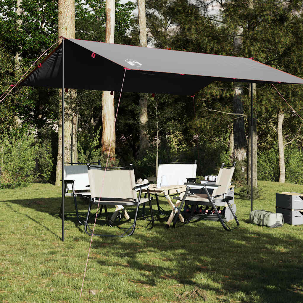 vidaXL Tarp Grau und Orange 360x294 cm Wasserdicht