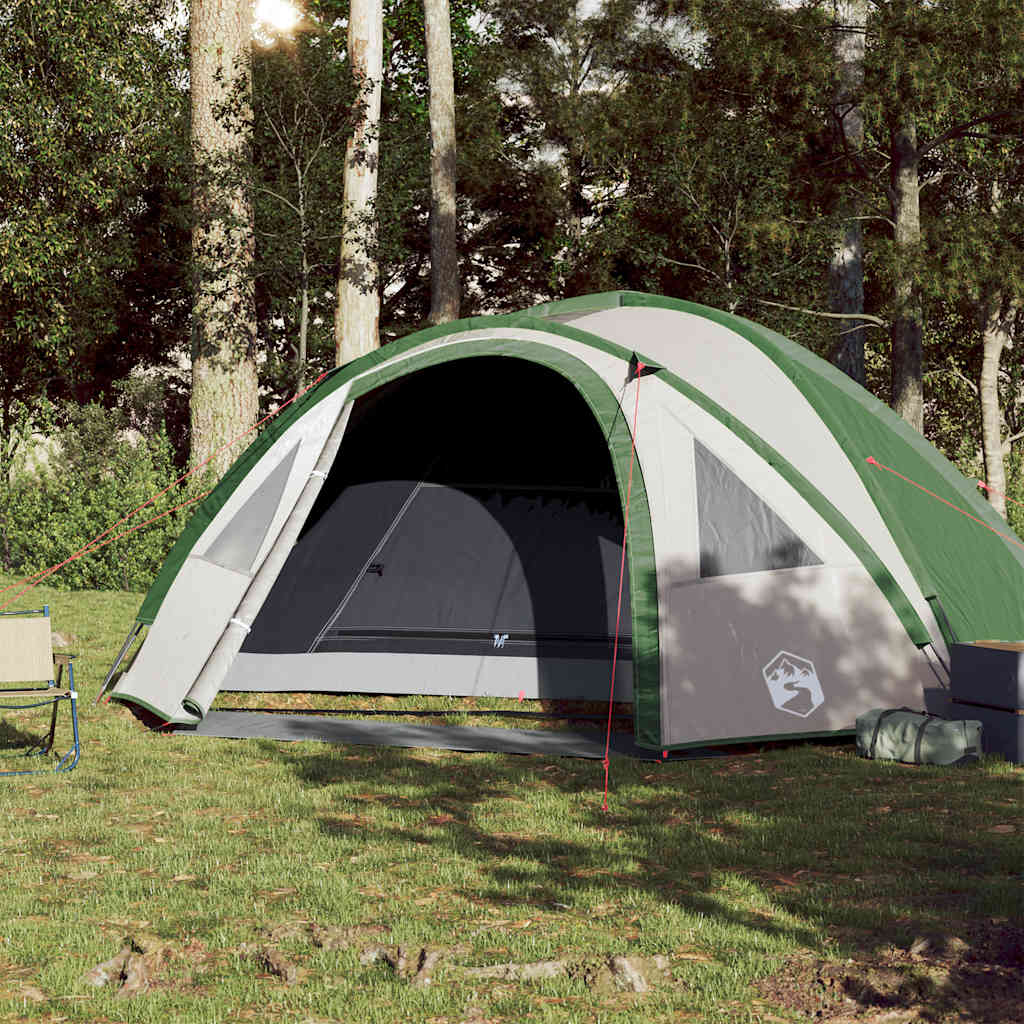 vidaXL Kuppel-Campingzelt 4 Personen Grün Wasserdicht - Image 3