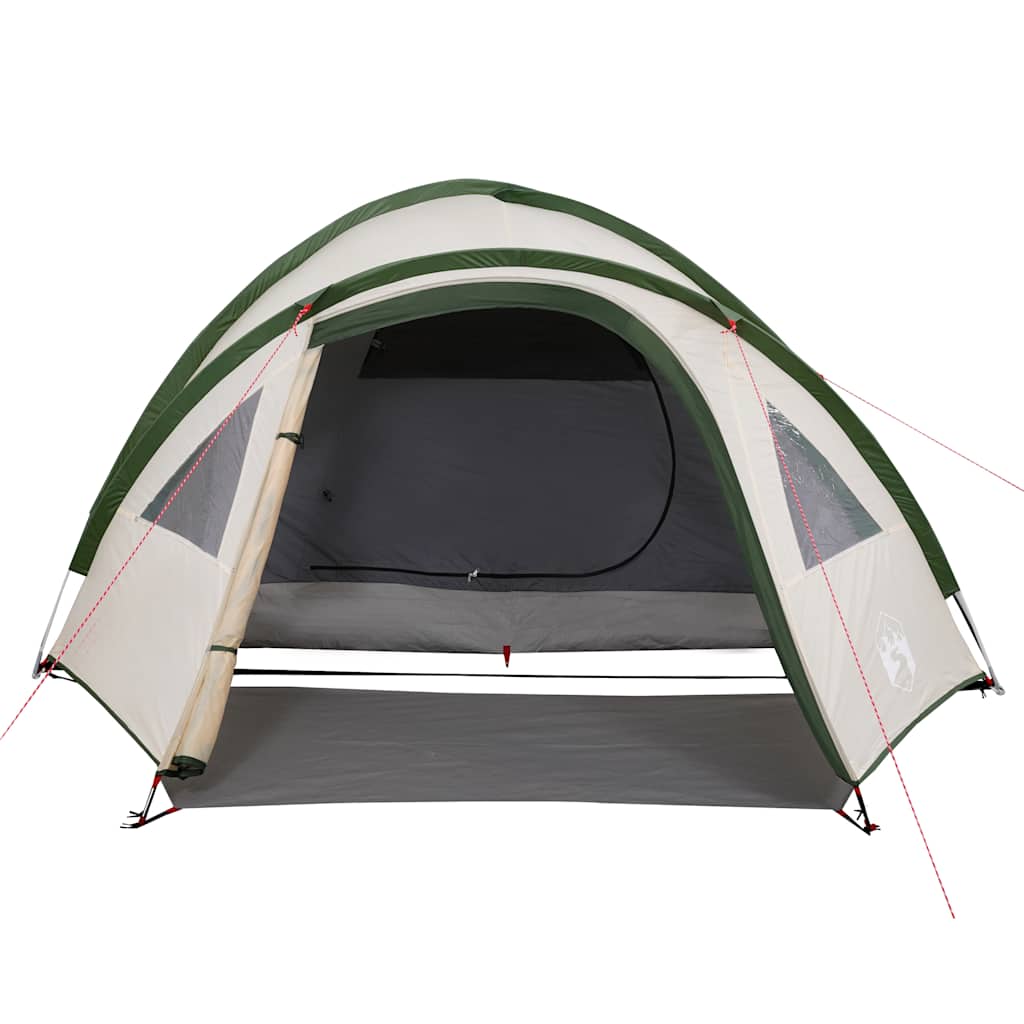 vidaXL Kuppel-Campingzelt 4 Personen Grün Wasserdicht - Image 5
