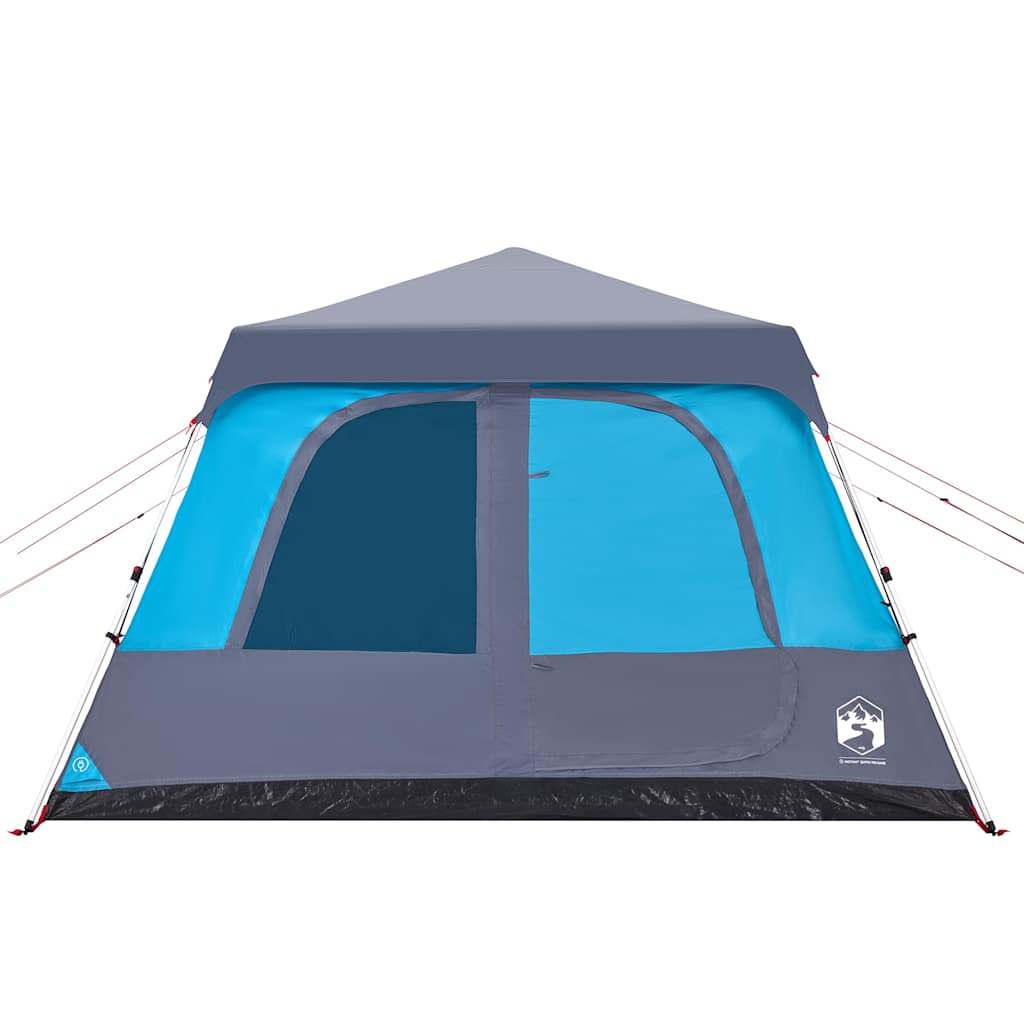 vidaXL Kuppel-Familienzelt 10 Personen Blau Quick Release - Image 5