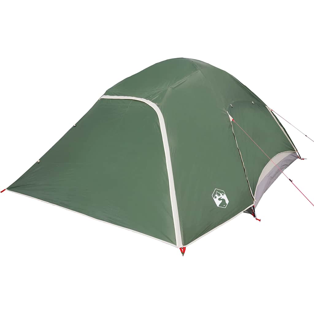 vidaXL Kuppel-Campingzelt 4 Personen Grün Wasserdicht - Image 5