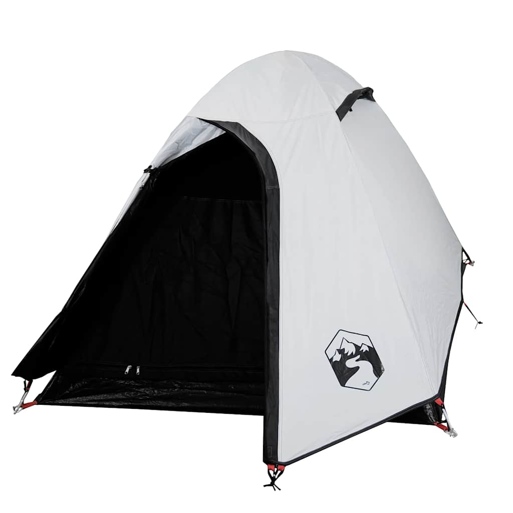 vidaXL Kuppel-Campingzelt 2 Personen Weiß Dunkel Wasserdicht - Image 4