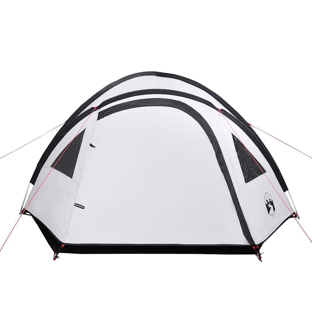 vidaXL Kuppel-Campingzelt 4 Personen Weiß Dunkel Wasserdicht - Image 6