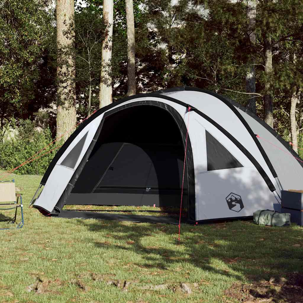 vidaXL Kuppel-Campingzelt 4 Personen Weiß Dunkel Wasserdicht - Image 3