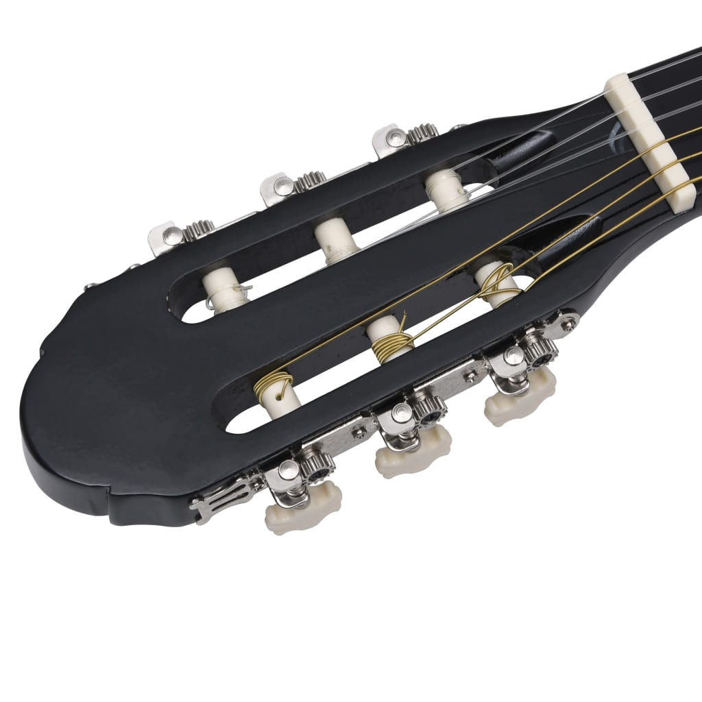 vidaXL Klassikgitarre für Anfänger mit Tasche Schwarz 4/4 39" - Image 5