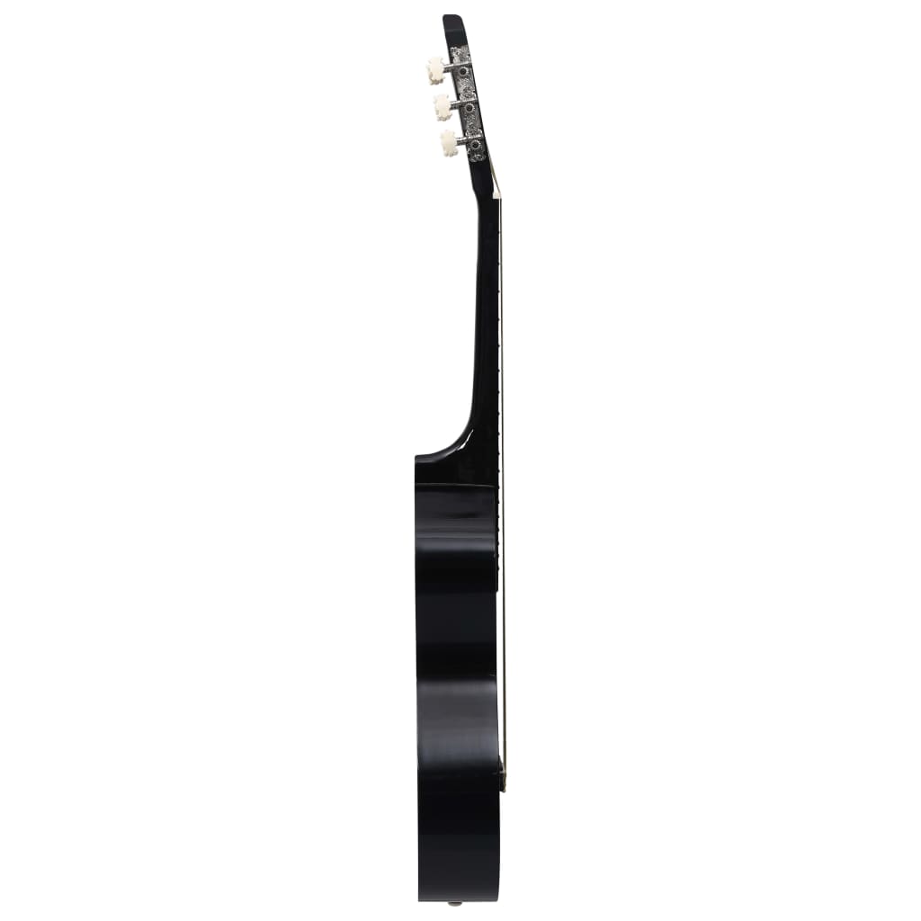 vidaXL Klassikgitarre für Anfänger mit Tasche Schwarz 4/4 39" - Image 4