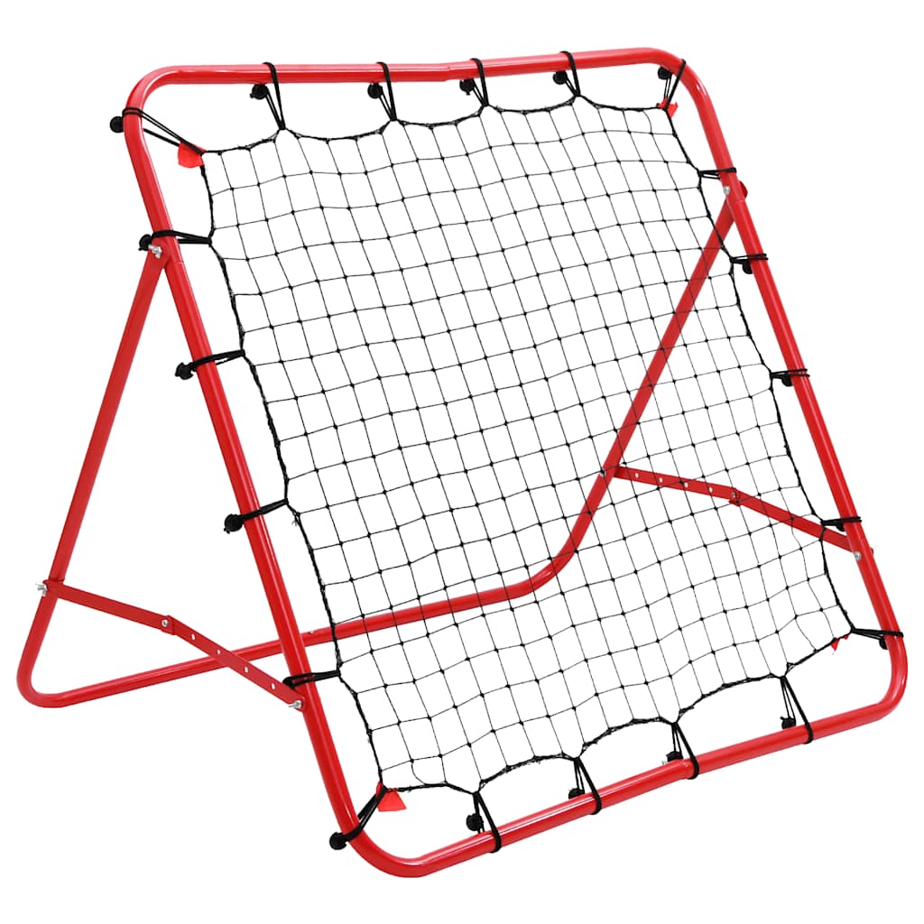 vidaXL Verstellbarer Fußball Kickback Rebounder 100x100 cm