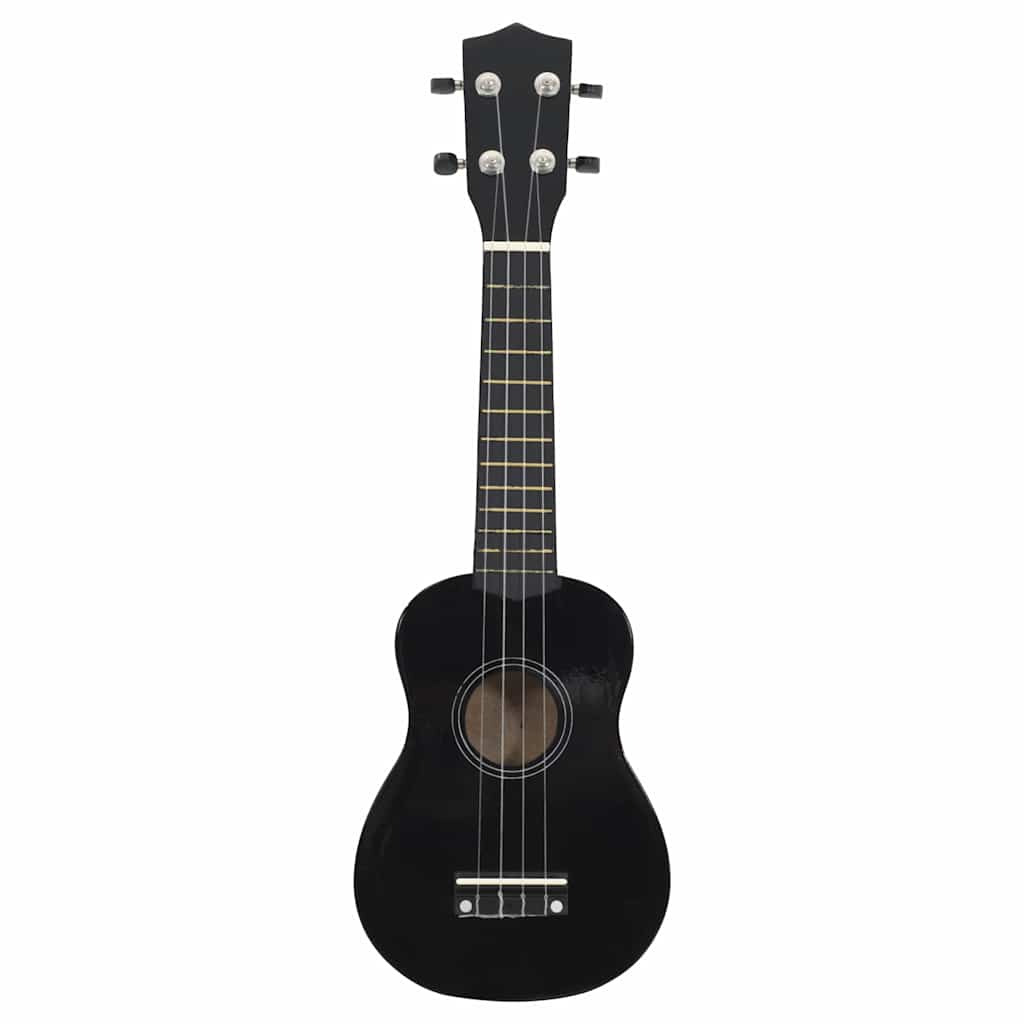 vidaXL Sopran-Ukulele-Set mit Tasche für Kinder Schwarz 21" - Image 3