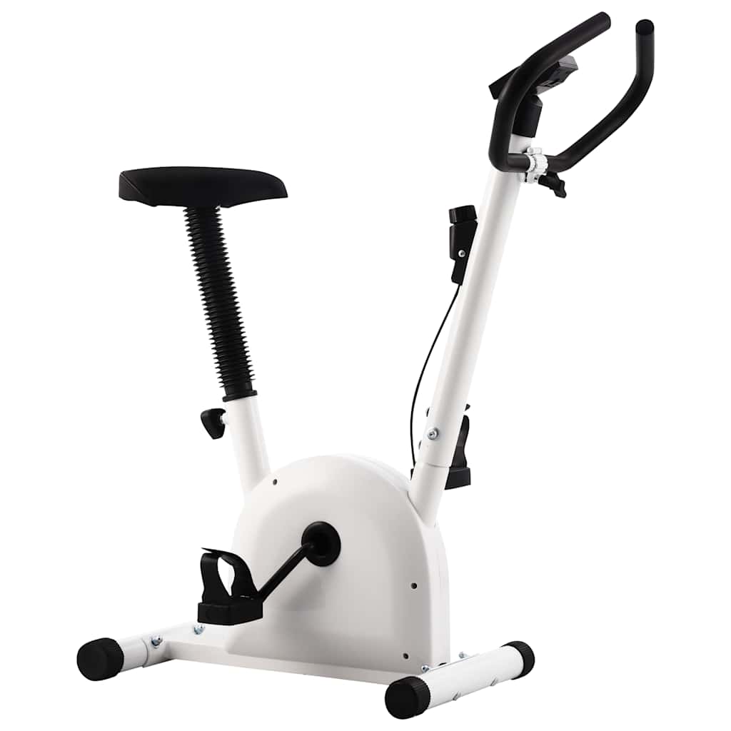 vidaXL Heimtrainer mit Riemenantrieb Weiß - Image 3
