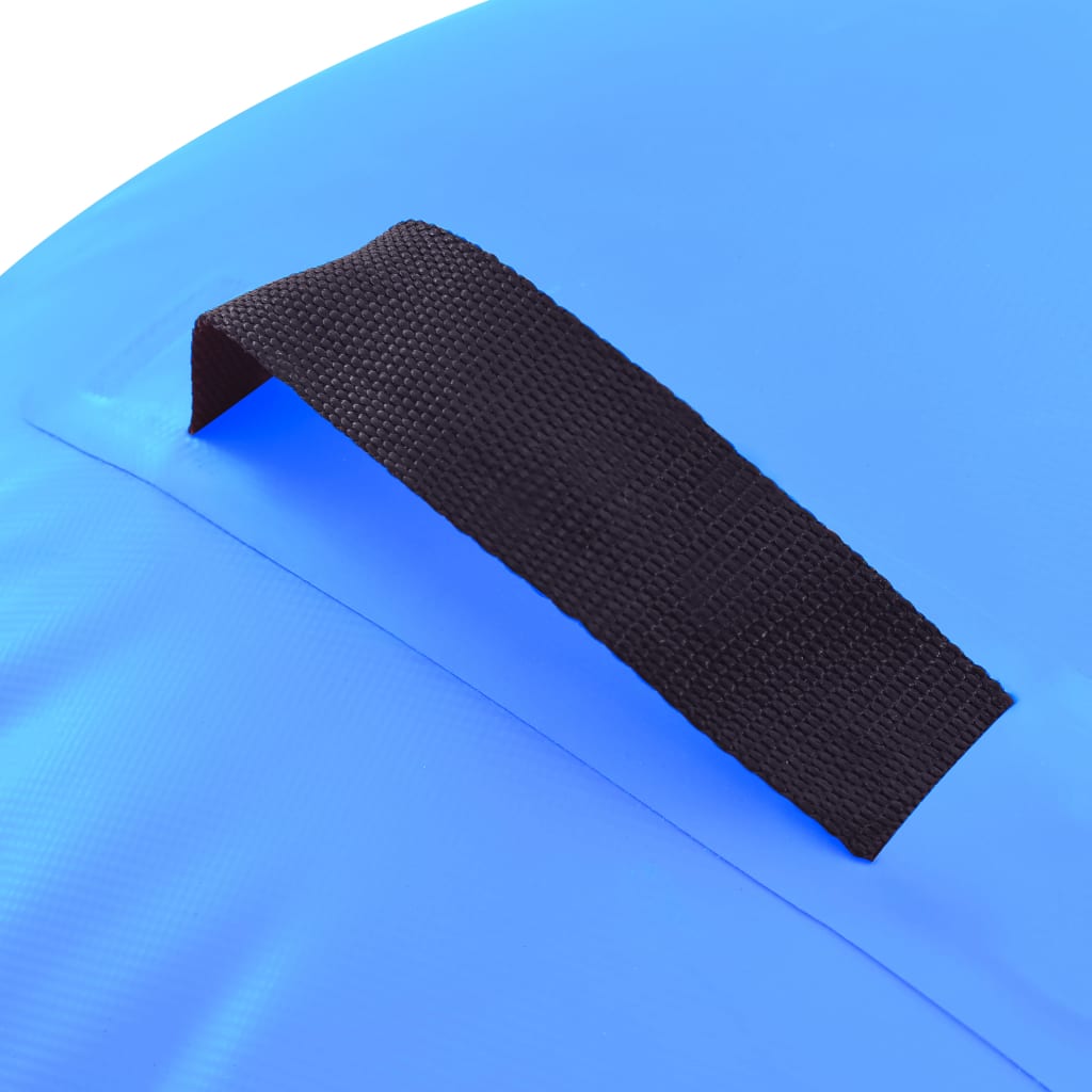 vidaXL Aufblasbare Gymnastik-Rolle mit Pumpe 120x90 cm PVC Blau - Image 6