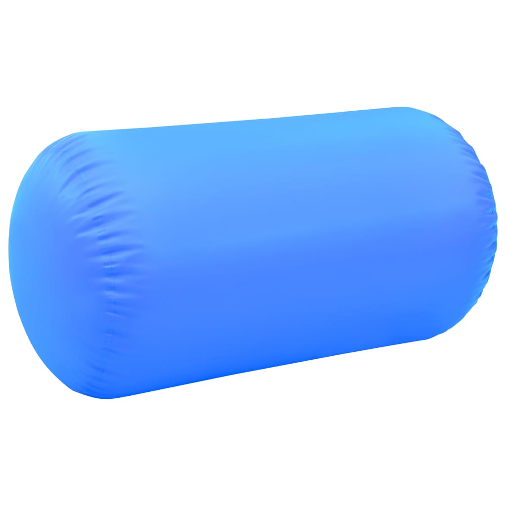 vidaXL Aufblasbare Gymnastik-Rolle mit Pumpe 120x90 cm PVC Blau - Image 5