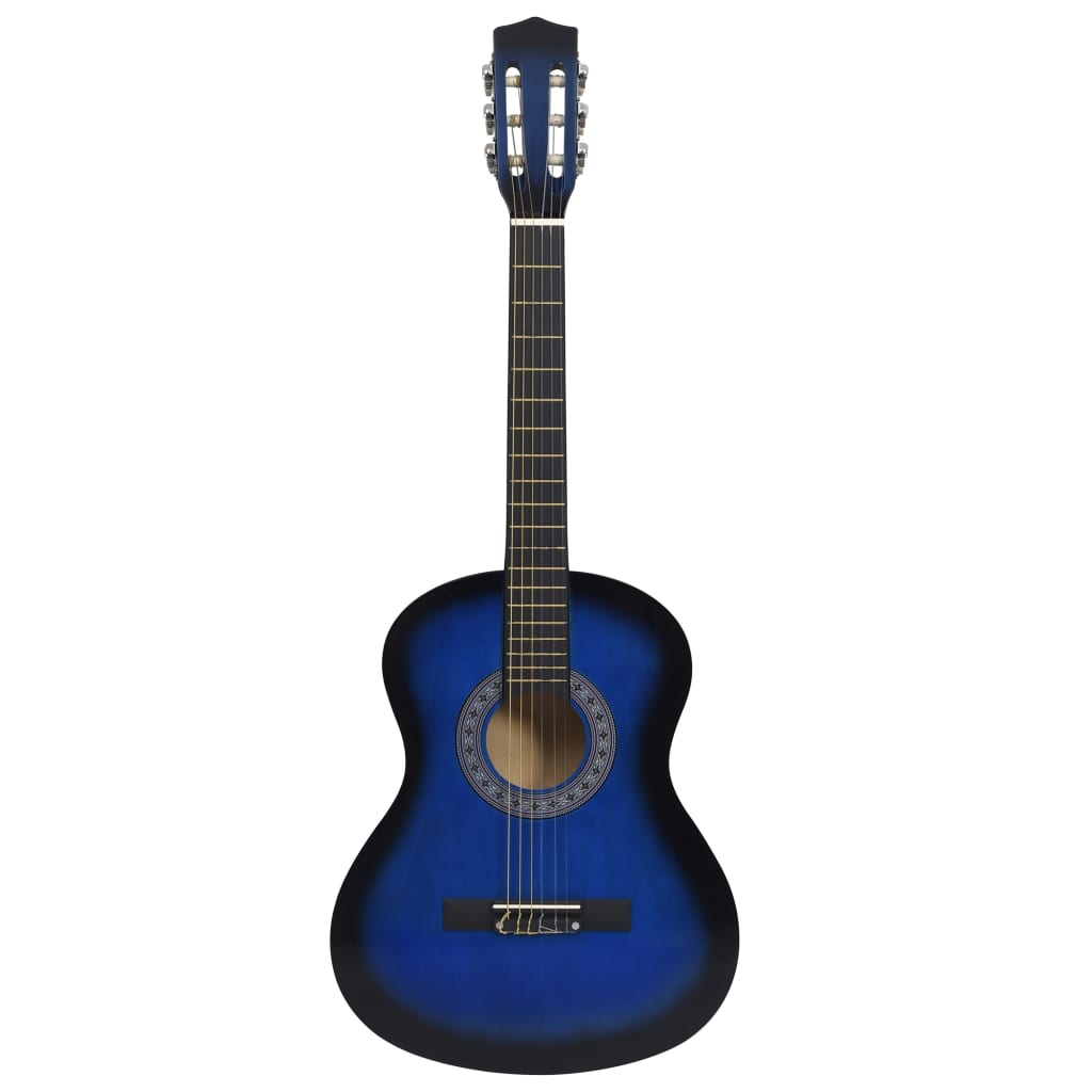 vidaXL Klassikgitarre für Anfänger mit Tasche Blau 3/4 36" - Image 3