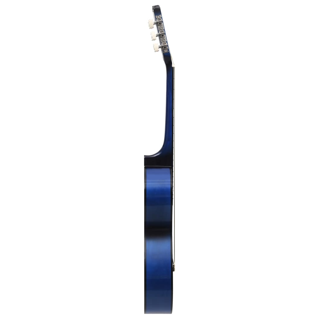 vidaXL Klassikgitarre für Anfänger mit Tasche Blau 3/4 36" - Image 4