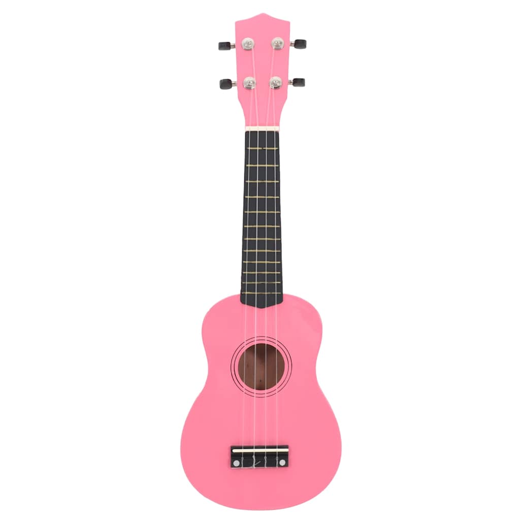 vidaXL Sopran-Ukulele-Set mit Tasche für Kinder Rosa 23" - Image 3