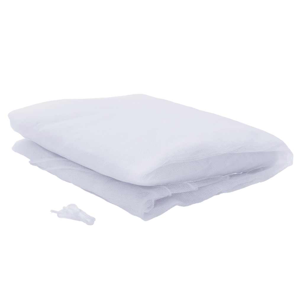 vidaXL Moskitonetz für Bett 220 Mesh Weiß 56x56x220 cm - Image 5