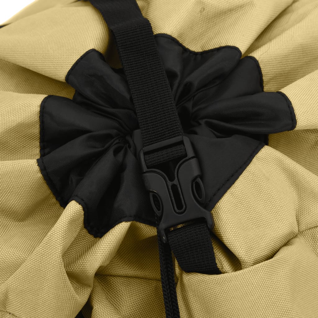 vidaXL Wanderrucksack Khaki 60 L Oxford-Gewebe - Image 6