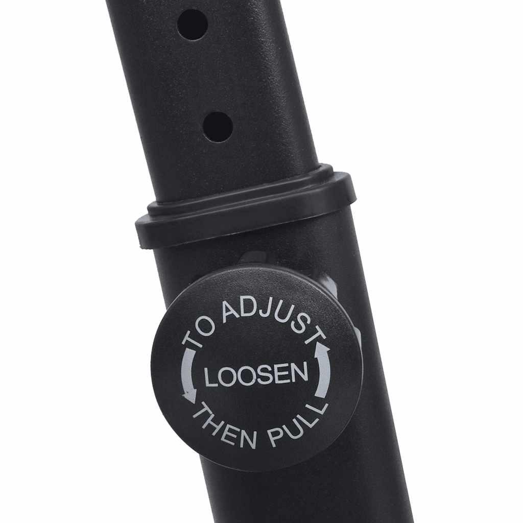 vidaXL Heimtrainer mit Pulsmesser Schwarz und Rot - Image 6