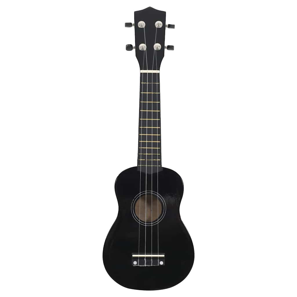 vidaXL Sopran-Ukulele-Set mit Tasche für Kinder Schwarz 23" - Image 3