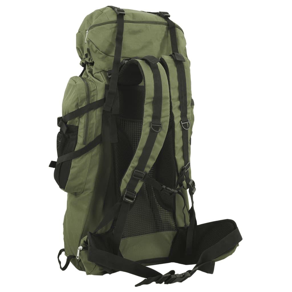 vidaXL Wanderrucksack Armeegrün 60 L Oxford-Gewebe - Image 3