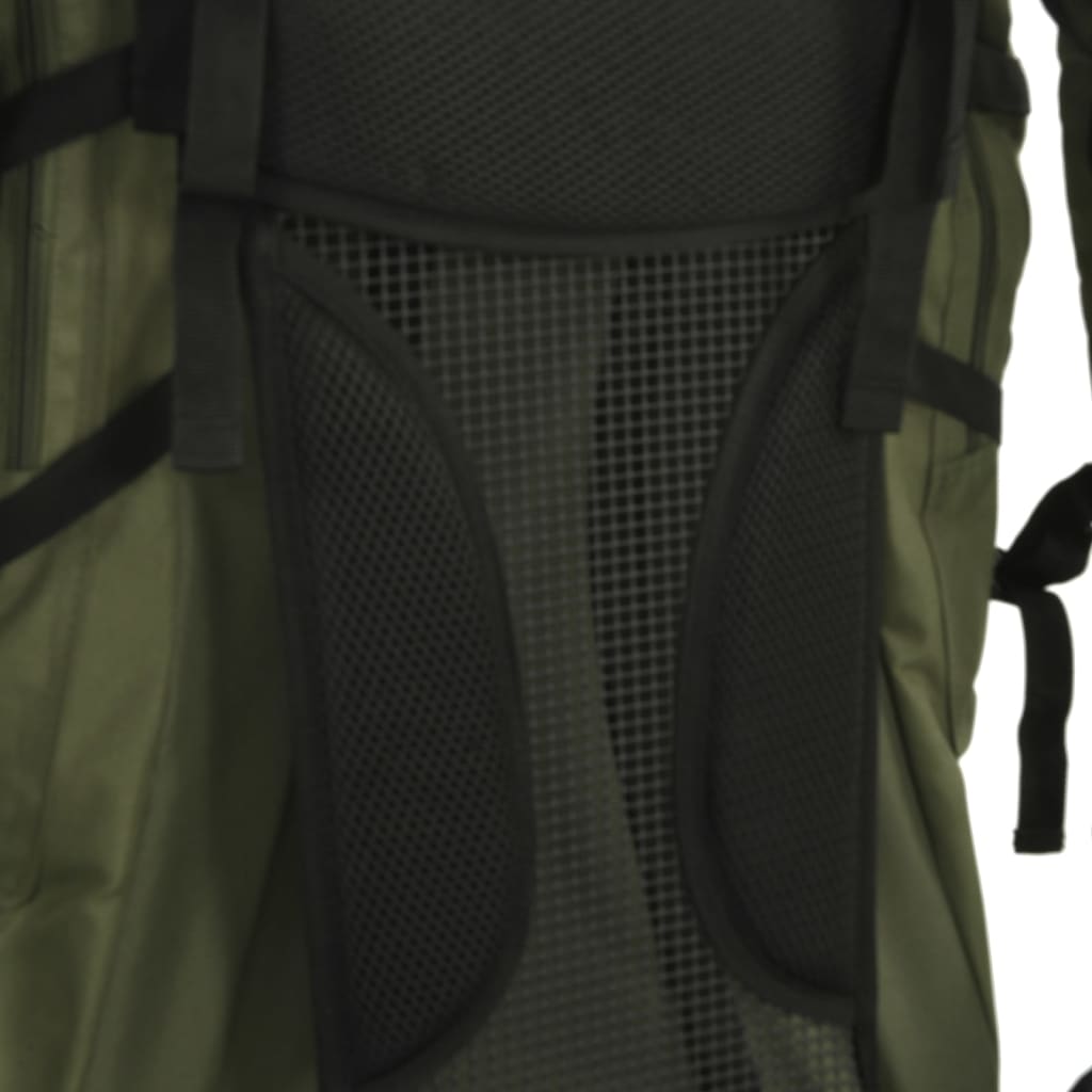 vidaXL Wanderrucksack Armeegrün 60 L Oxford-Gewebe - Image 4