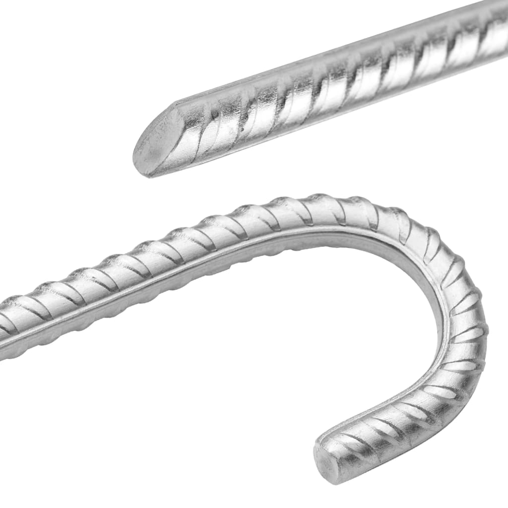 vidaXL Zeltheringe 6 Stk. 41,5 cm Ø12 mm Verzinkter Stahl - Image 4