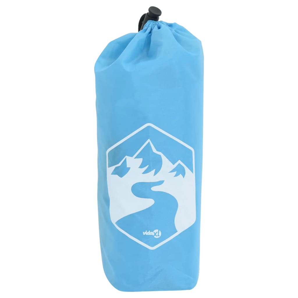 vidaXL Regenponcho mit Kapuze 2-in-1-Design Blau 223x145 cm - Image 4