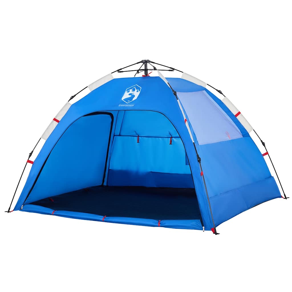 vidaXL Strandzelt 2 Personen Azurblau Quick Release Wasserdicht - Image 4