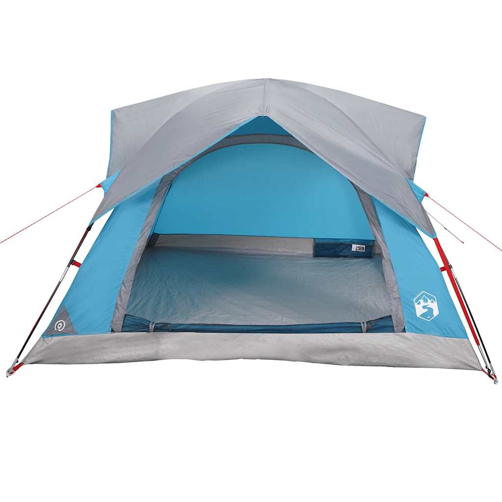 vidaXL Campingzelt 4 Personen Blau Wasserdicht - Image 6