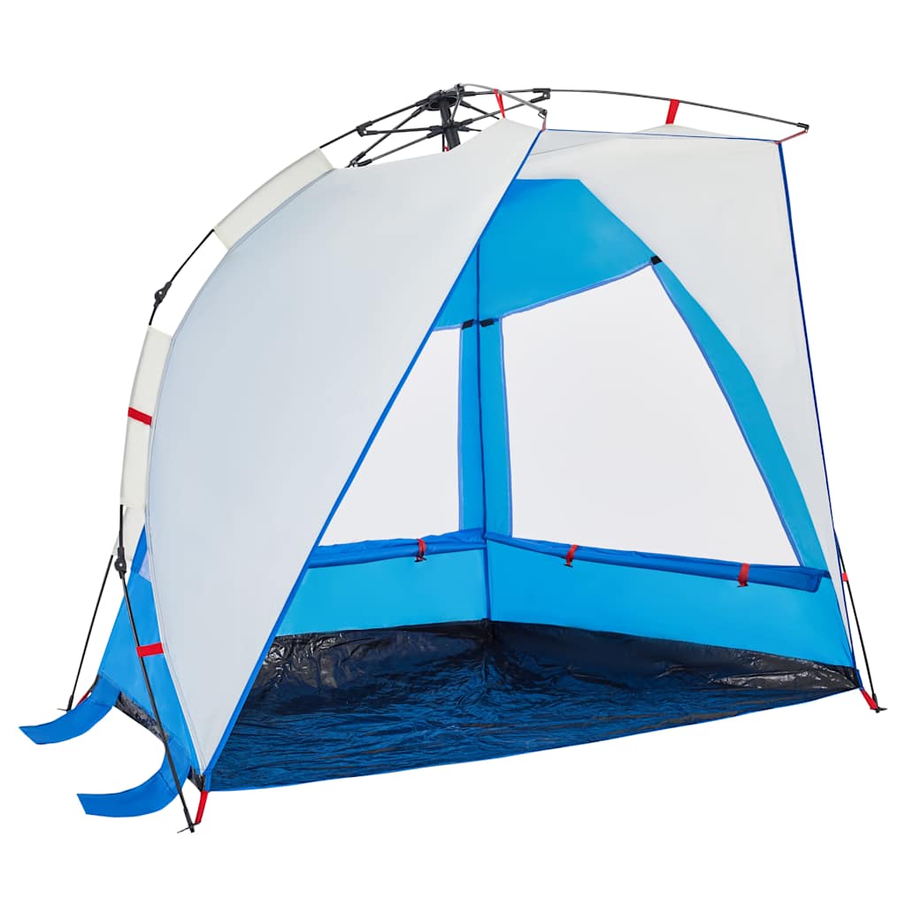 vidaXL Strandzelt 2 Personen Azurblau Quick Release Wasserdicht - Image 4
