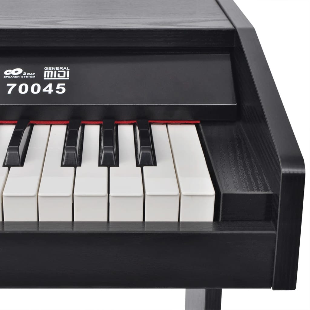 vidaXL Digitalpiano mit 88 Tasten und Pedalen Schwarz Melaminplatte - Image 4