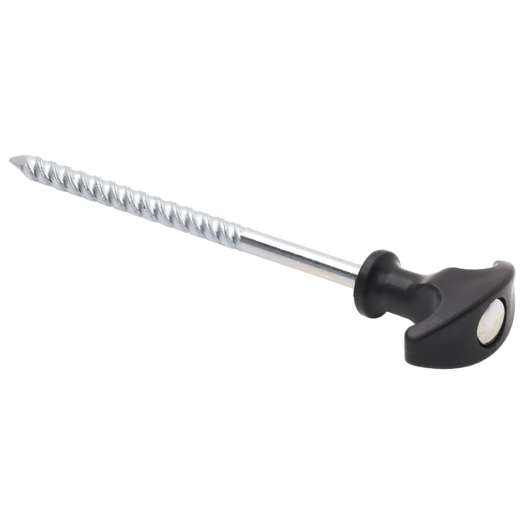 vidaXL Zeltheringe 12 Stk. 17 cm Ø7 mm Verzinkter Stahl - Image 4