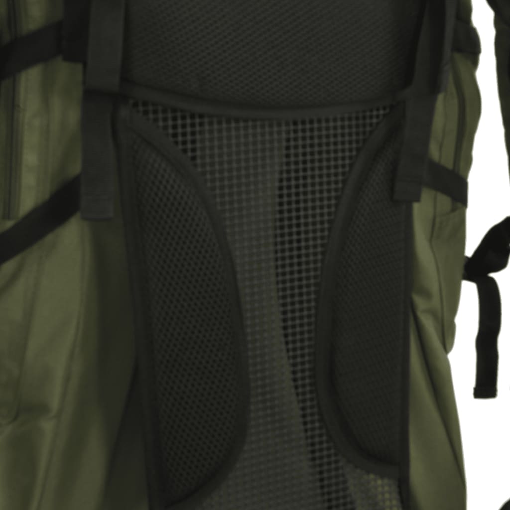 vidaXL Wanderrucksack Armeegrün 100 L Oxford-Gewebe - Image 4