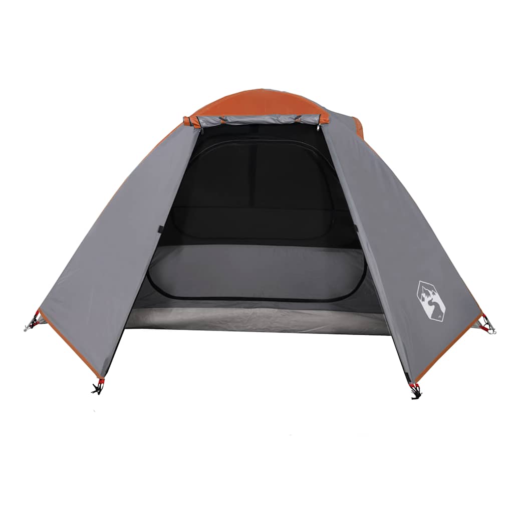 vidaXL Kuppel-Campingzelt 2 Personen Orange Wasserdicht - Image 5