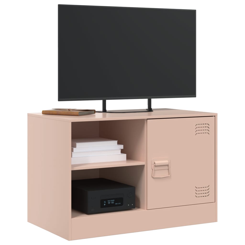 vidaXL TV-Schrank Rosa 67x39x44 cm Stahl - Image 4