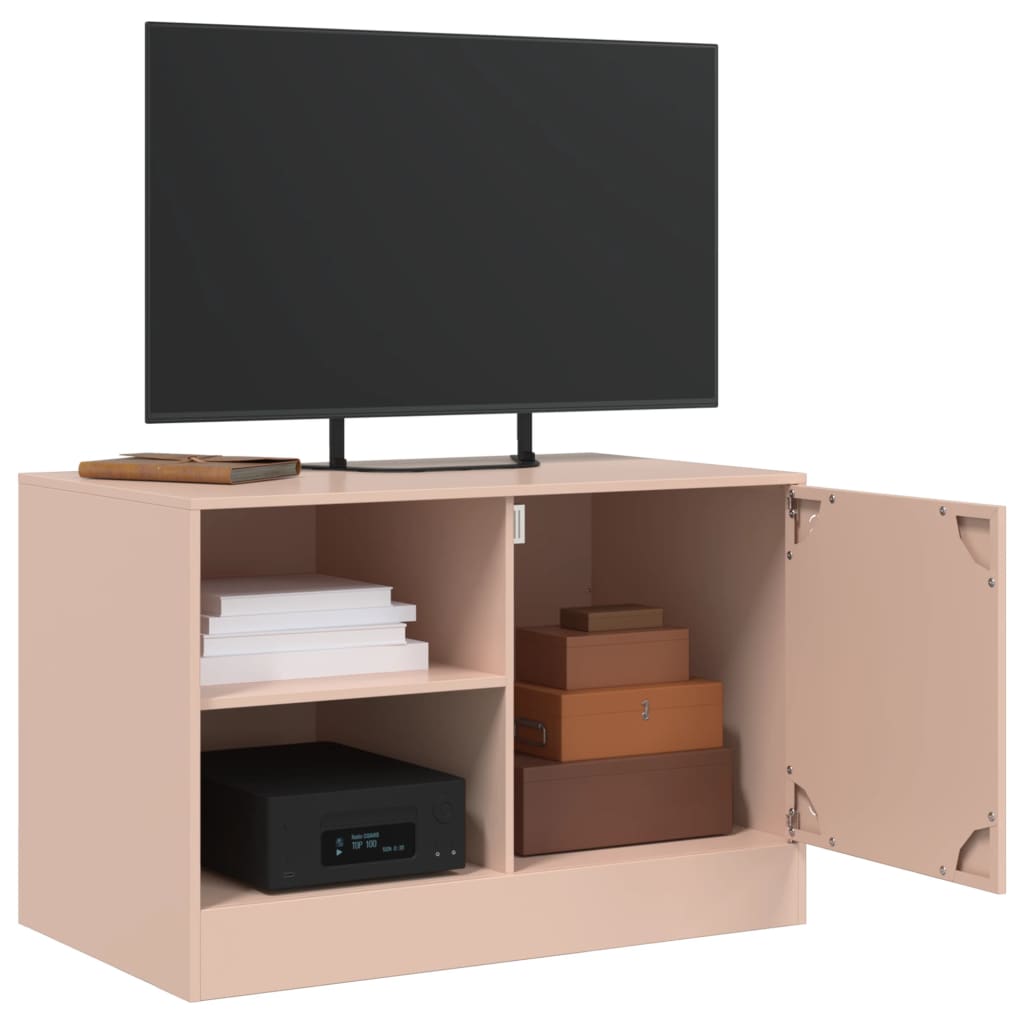vidaXL TV-Schrank Rosa 67x39x44 cm Stahl - Image 5