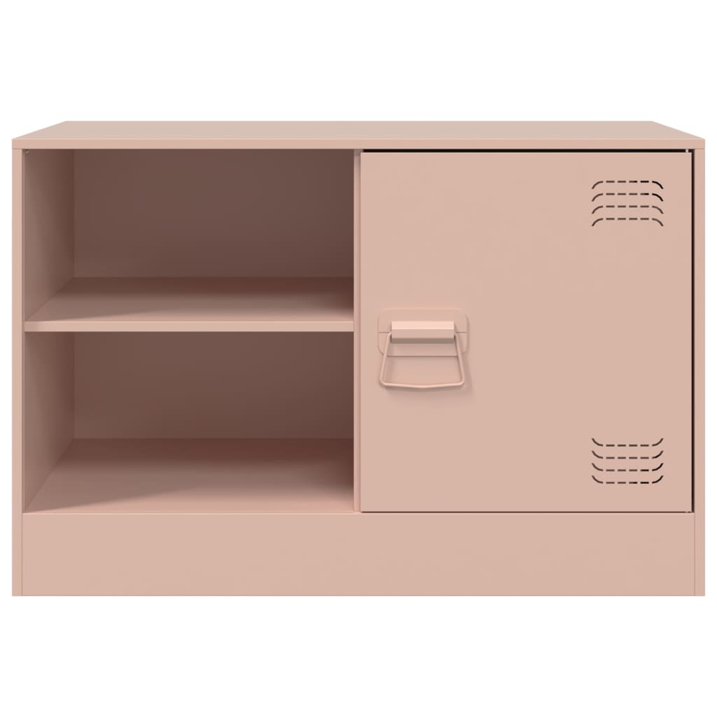 vidaXL TV-Schrank Rosa 67x39x44 cm Stahl - Image 6