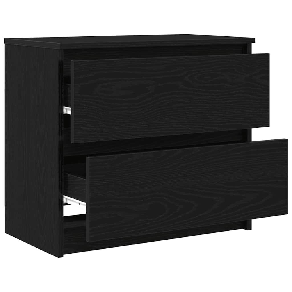 vidaXL TV-Schrank Schwarz 60x35x54 cm Holzwerkstoff - Image 5