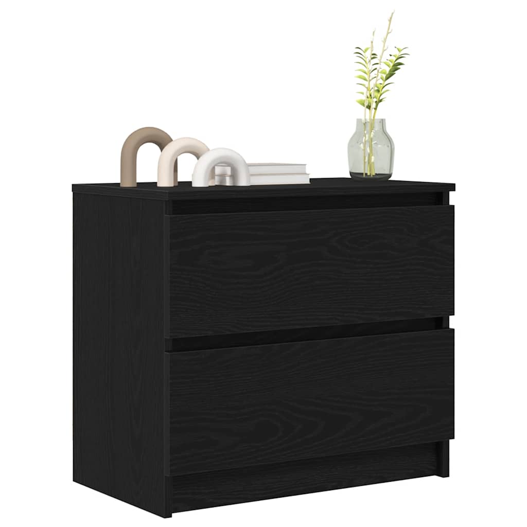 vidaXL TV-Schrank Schwarz 60x35x54 cm Holzwerkstoff - Image 4
