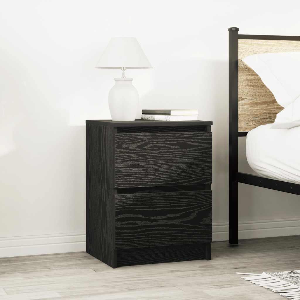 vidaXL TV-Schrank Schwarz 40x35x54 cm Holzwerkstoff - Image 3