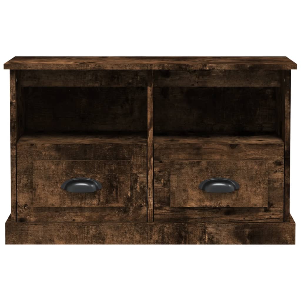 vidaXL TV-Schrank Räuchereiche 80x35x50 cm Holzwerkstoff - Image 5