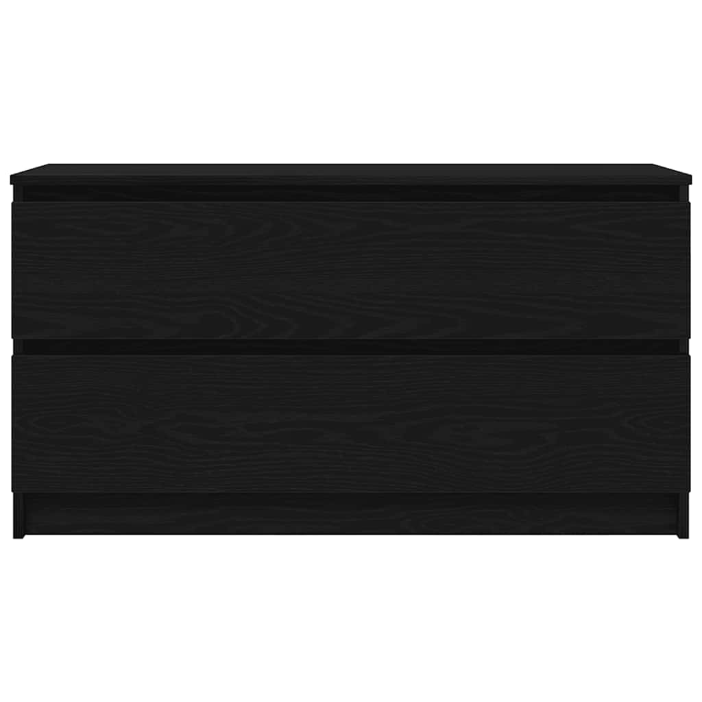 vidaXL TV-Schrank Schwarz 100x35x54 cm Holzwerkstoff - Image 6
