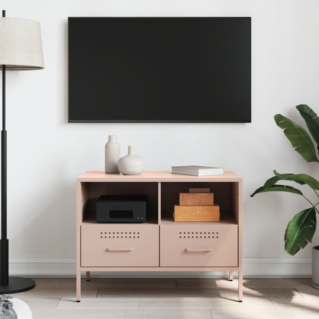 vidaXL TV-Schrank Rosa 68x39x50,5 cm Stahl - Image 3