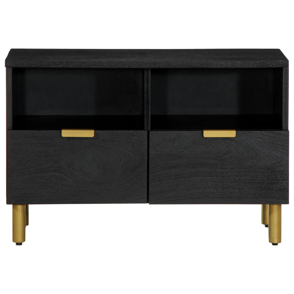 vidaXL TV-Schrank Schwarz 70x33x46 cm Holzwerkstoff - Image 3