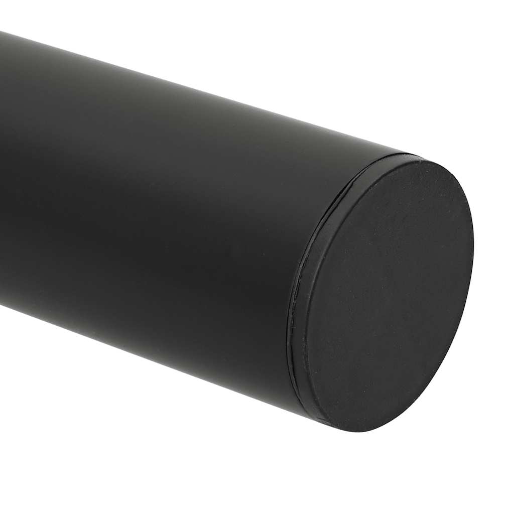 2 x Teleskopfuß Tischfuß Stützfuß Tischbein Schwarz 710 mm-1100 mm - Image 5