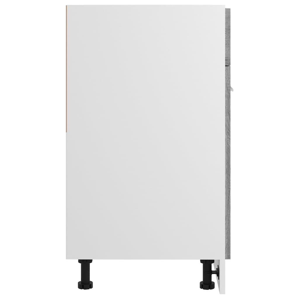 vidaXL Unterschrank mit Schublade Lyon Grau Sonoma 60x46x81,5 cm - Image 6