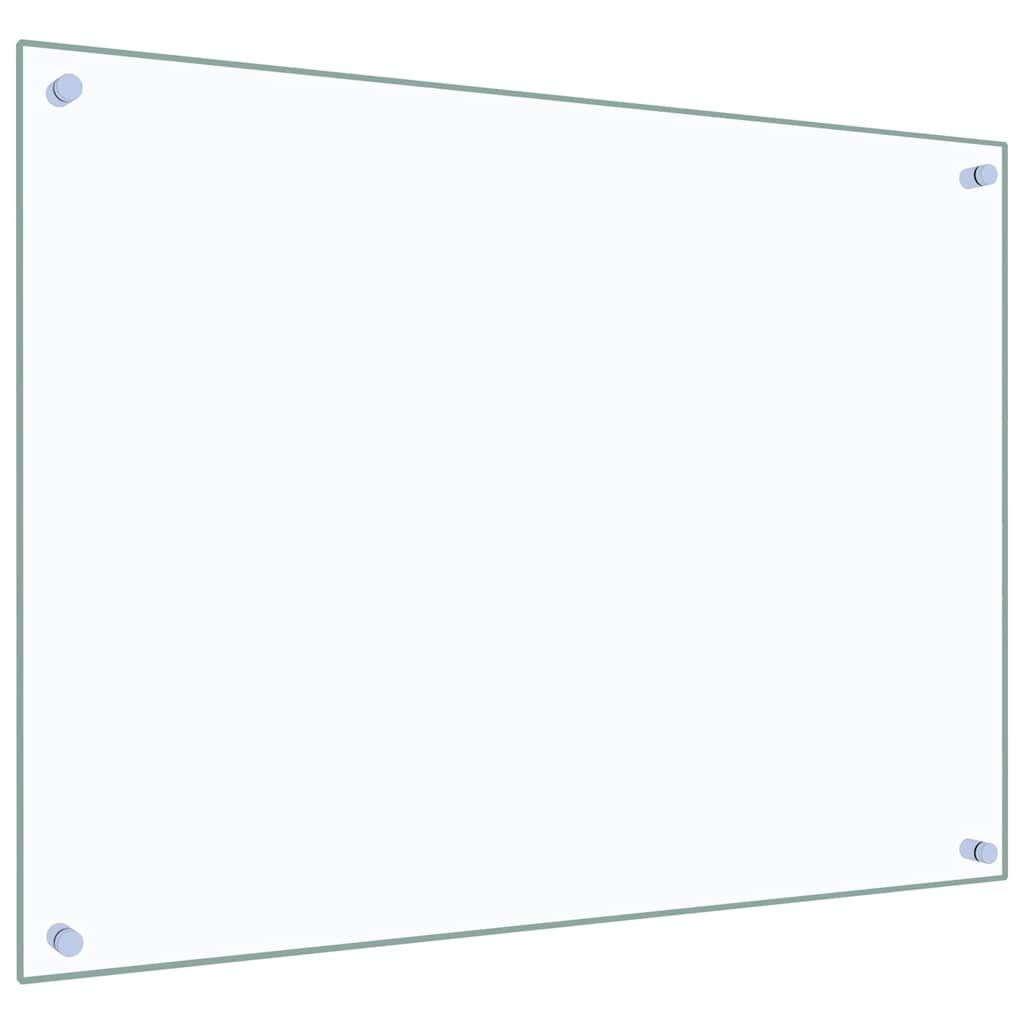 vidaXL Küchenrückwände 2 Stk. Transparent 80x60 cm Hartglas - Image 5