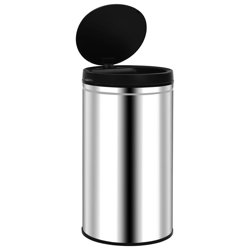 vidaXL Automatischer Sensor-Mülleimer 60 L Edelstahl - Image 3