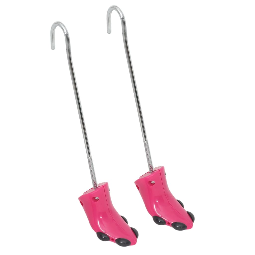 vidaXL Stiefelspanner mit Schuhanzieher Rosa EU 34-40 Kunststoff - Image 3