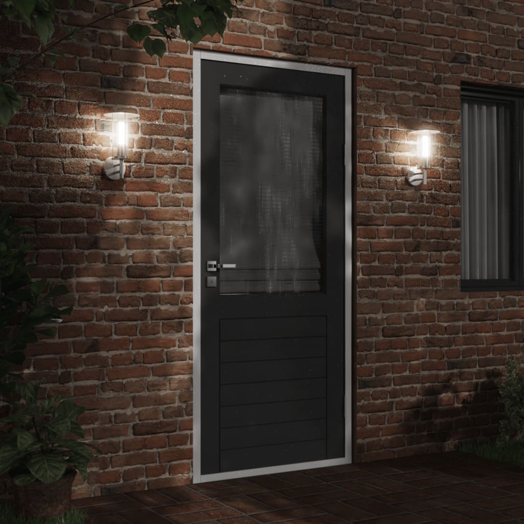 vidaXL Außenwandleuchte Silbern Edelstahl - Image 3