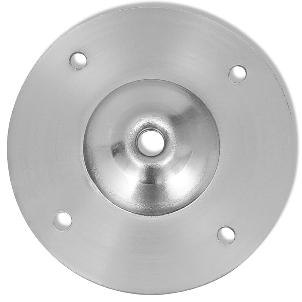 vidaXL Teleskopische Tischbeine 4 Stk. Gebürstetes Nickel 710-1100 mm - Image 6